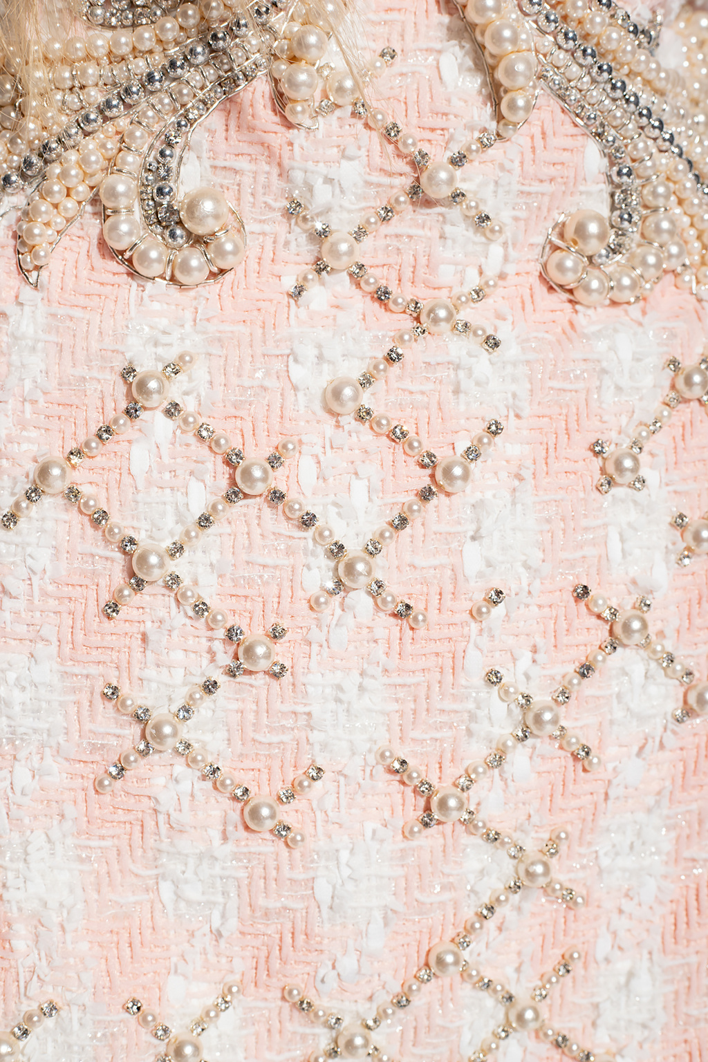 SchaferandweinerShops TW - Embellished tweed dress Balmain